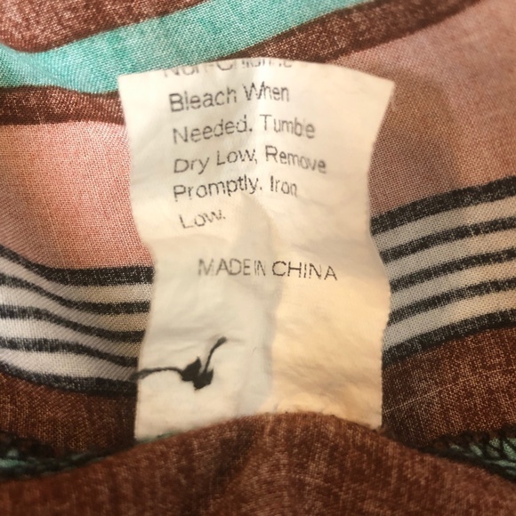 SHEIN Striped Button Down Shirt Tee Top ((Small)) - Picture 7 of 7